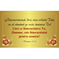 Ornament magnetic mare, Binecuvinteaza casa robului tau...